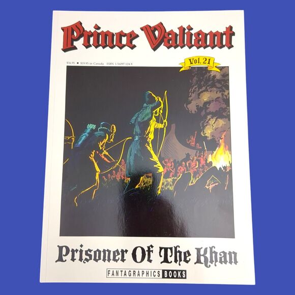 Prince Valiant Vol. 21 Prisoner of Khan First Printing Hal Foster Fantagraphics - Picture 1 of 8